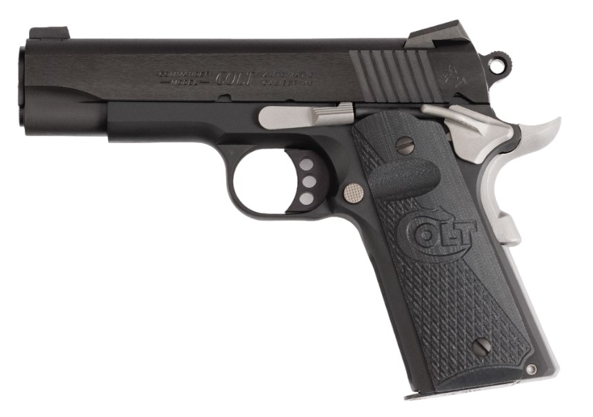 COLT NIGHT COMMANDER 45ACP 4.25IN BARREL BLACK CERAKOTE FRAME/BLUED SLIDE O4840NC - Taurus Savings